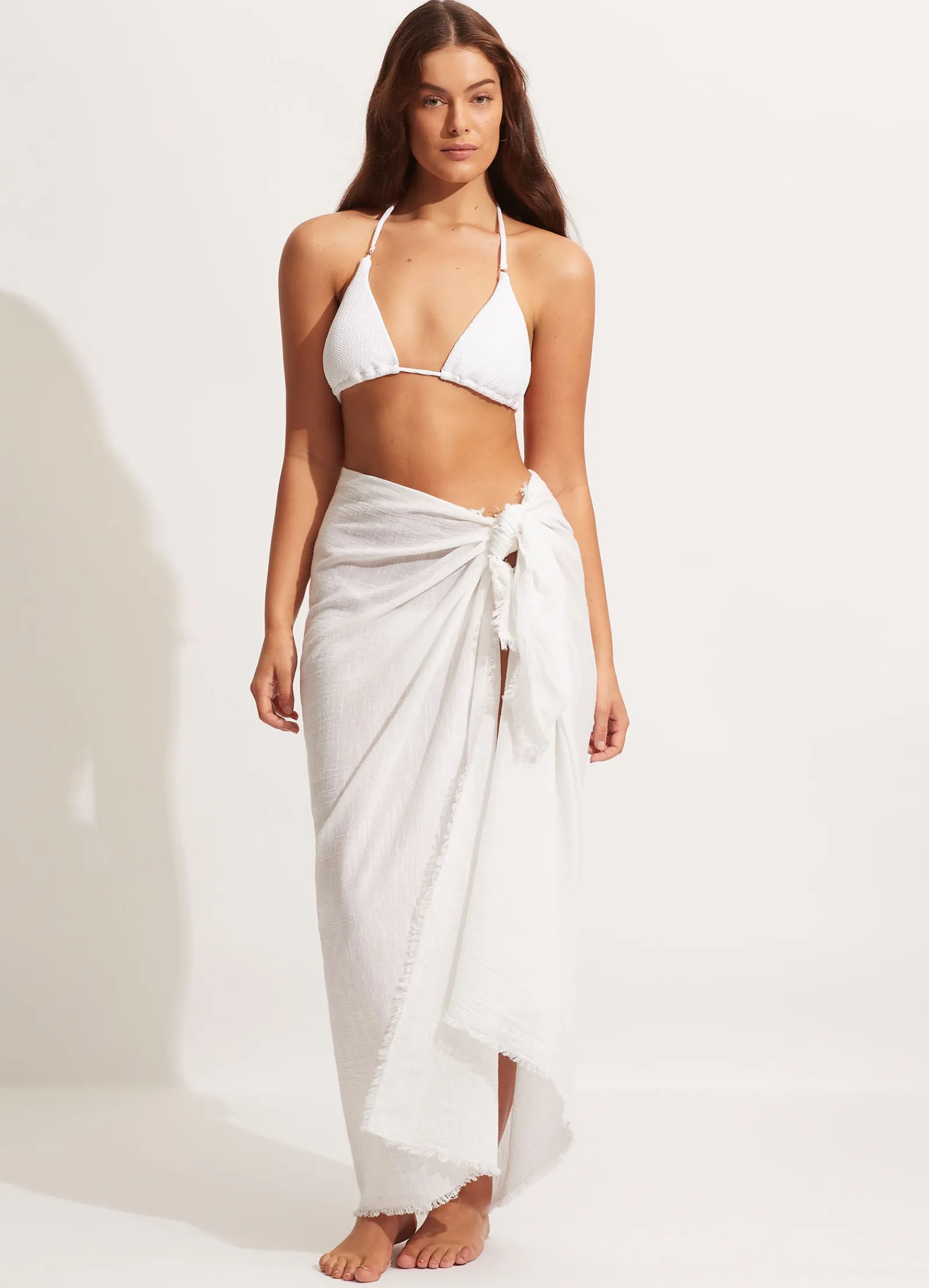 Seafolly Textured Cotton Beach Wrap -