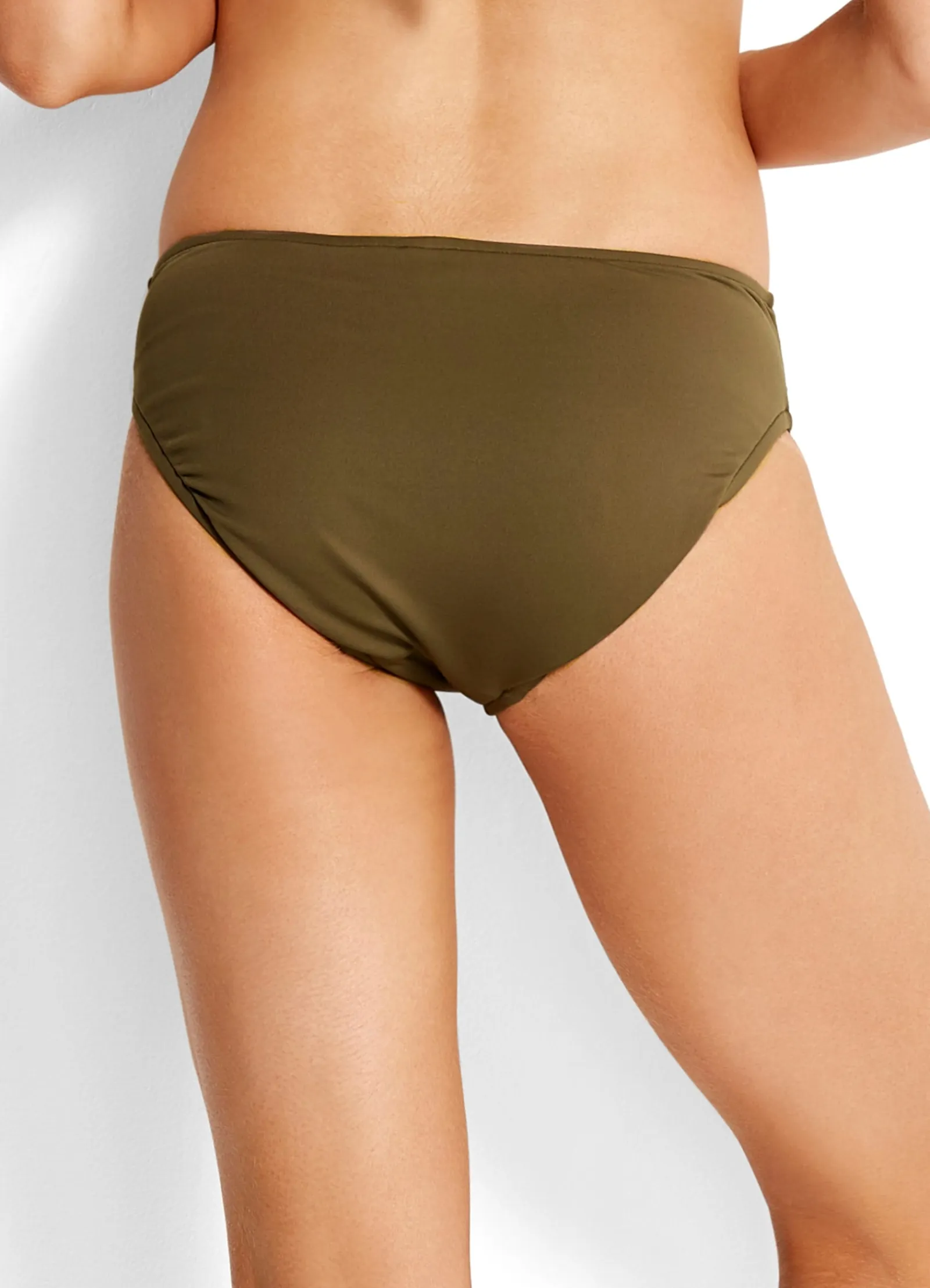 Seafolly Twist Band Hipster - Dark Olive