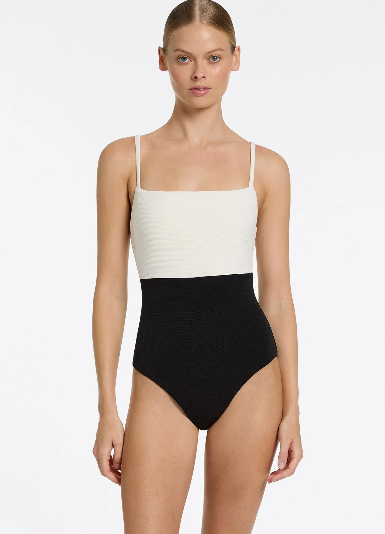 Seafolly Versa Rib Minimal Tank One Piece -