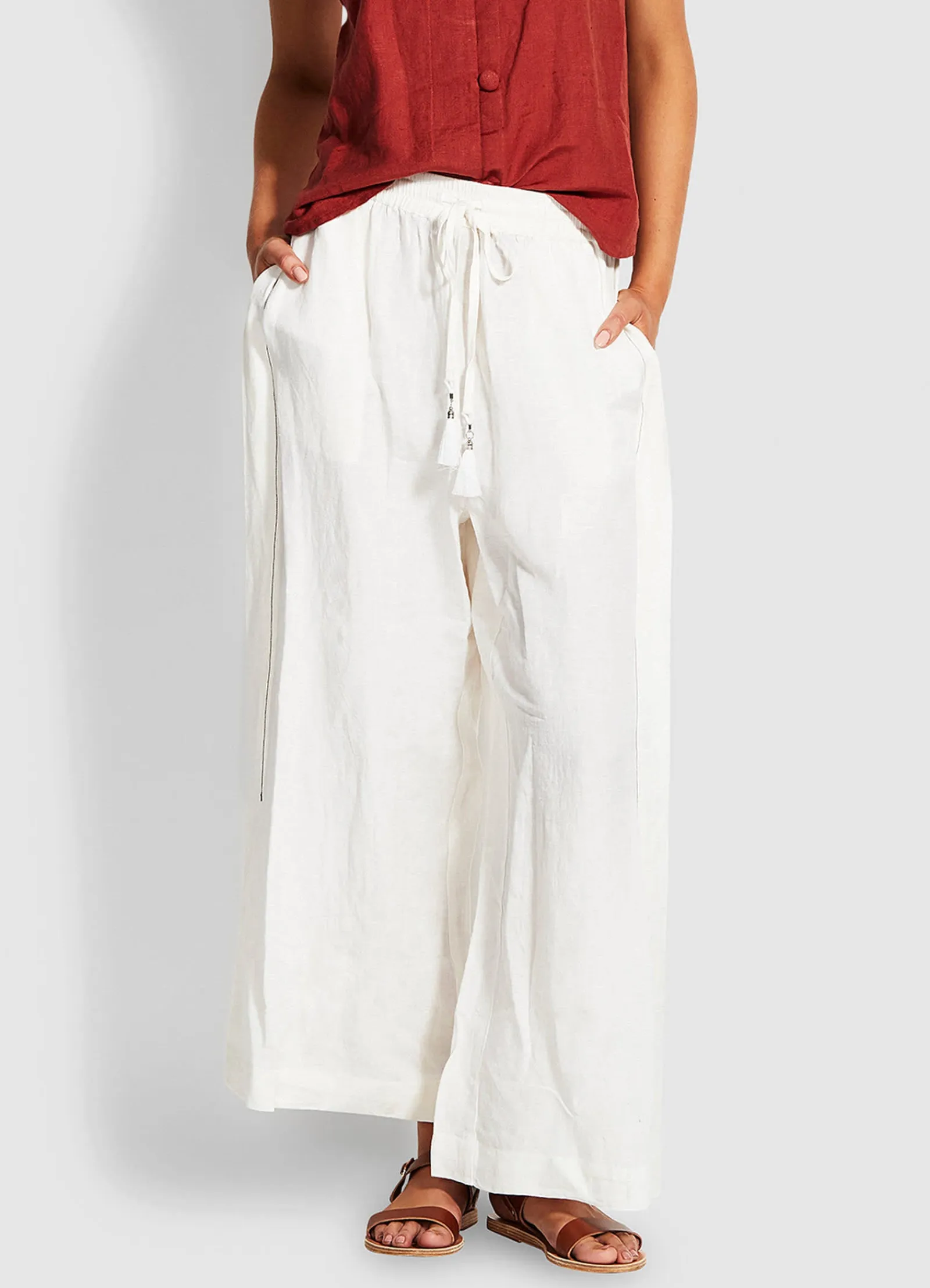 Seafolly Weekender Linen Pant -